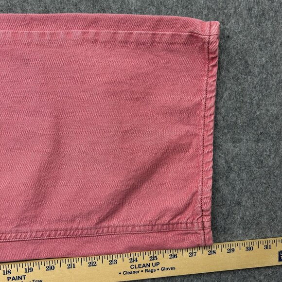 BDG Urban Outfitters High & Wide Jeans Women's Size 31 Relaxed Fit Pink Denim - Picture 13 of 15